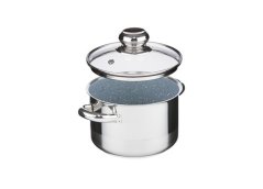 Hrnec CERAMMAX PRO STANDARD s poklicí, Ø 15 cm, 1,5 l, šedý granit