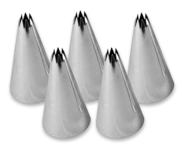Špička zdobící pětizubá průměr 10 mm