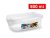 Plastic Forte dóza 0,8l CLICK obélník 18,5x13x6 transparent