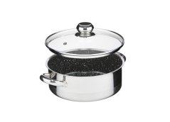 Rendlík CERAMMAX PRO STANDARD s poklicí, Ø 22cm, 3 l, černý granit
