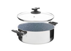 Rendlík CERAMMAX PRO COMFORT s poklicí, Ø 26 cm, 4,5 l, šedý granit