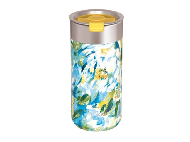 QUOKKA termohrnek 0,40l BOOST BLUE PEONIES