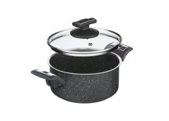 Rendlík BLACK GRANITEC s poklicí, Ø 18 cm, 2 l