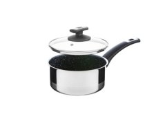 Rendlík s rukojetí CERAMMAX PRO COMFORT s poklicí, Ø 18 cm, 2 l, černý granit