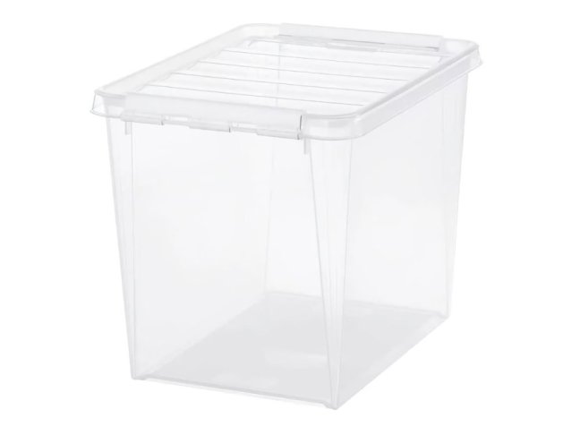 box 25l CLASSIC bílé klipy 40x30x32cm