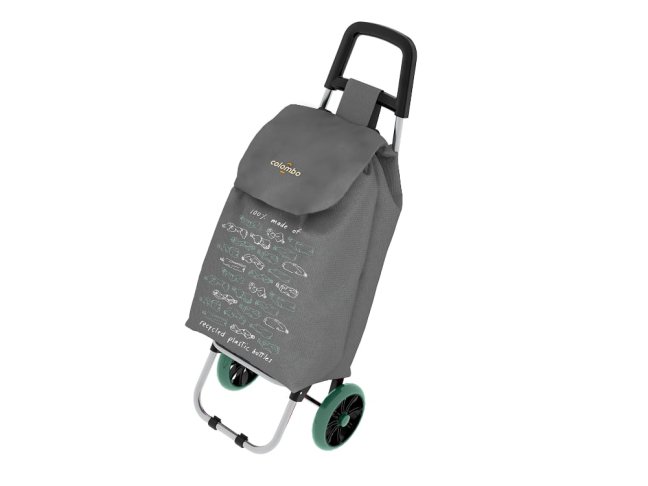 Nákupní taška na kolečkách GREENWICH šedá 40 l