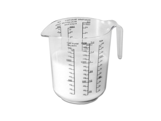 Odměrka s potiskem 1,5 l