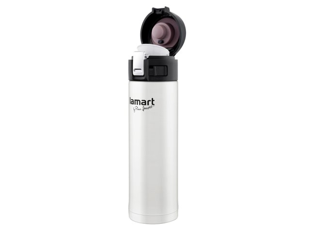 LAMART termoska 0,42l, bílá - BRANCHE