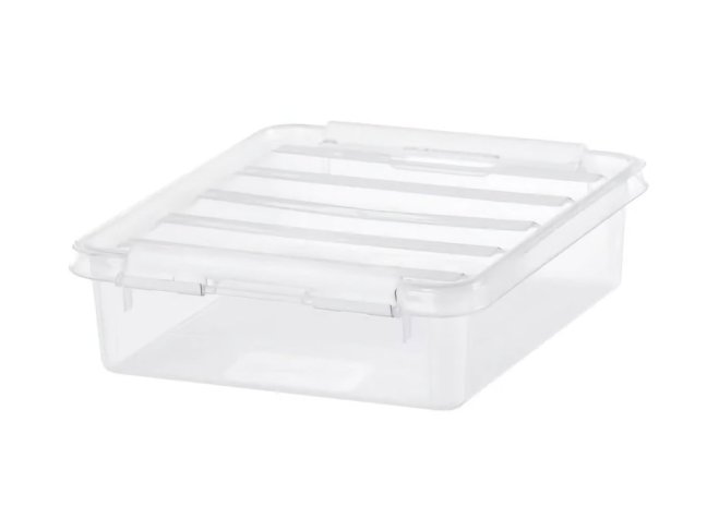 box 1l CLASSIC bílé klipy 21x17x6cm