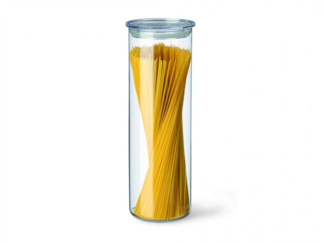 Zásobník s plastovým víkem 1,8 l SIMAX skleněný