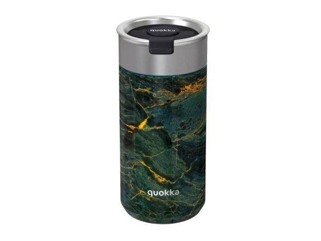 QUOKKA termohrnek 0,40l BOOST GREENSTONE